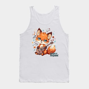 Fantastic Fridays: Kawaii Fox with Guitar Tank Top